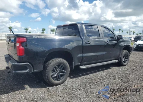 2022 Chevrolet Silverado Ltd K1500 Lt Trail Boss из США, поврежденный, VIN 3GCUYFETXNG138938